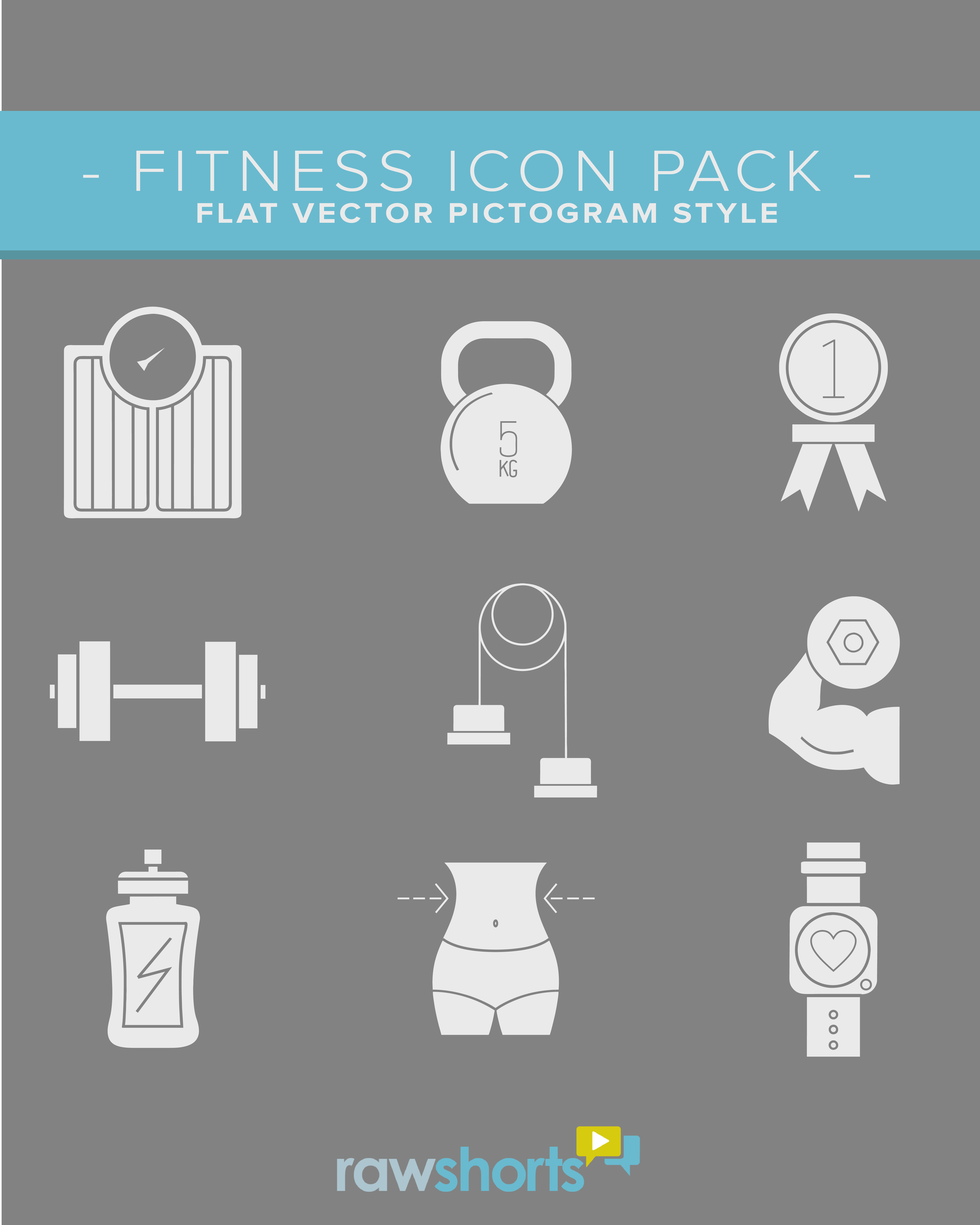 Fitness icon pack