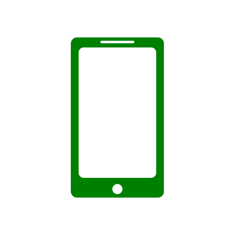green mobile icon